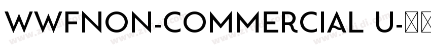 WWFNon-Commercial U字体转换